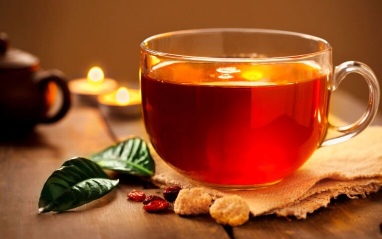 תה ללא סוכר הוא משקה מותר בתפריט דיאטת השתייה