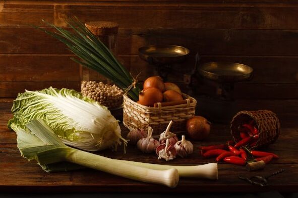 ירקות אסורים לצריכה עם דלקת הלבלב של הלבלב